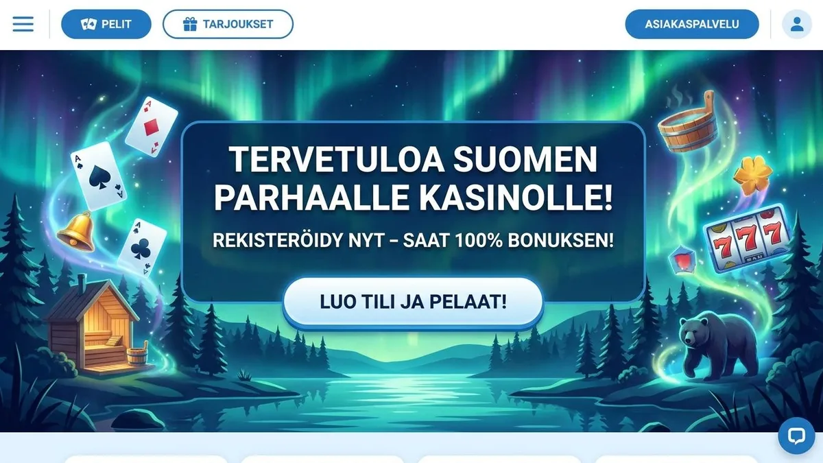 Rekisteröidy bonuksen kanssa
